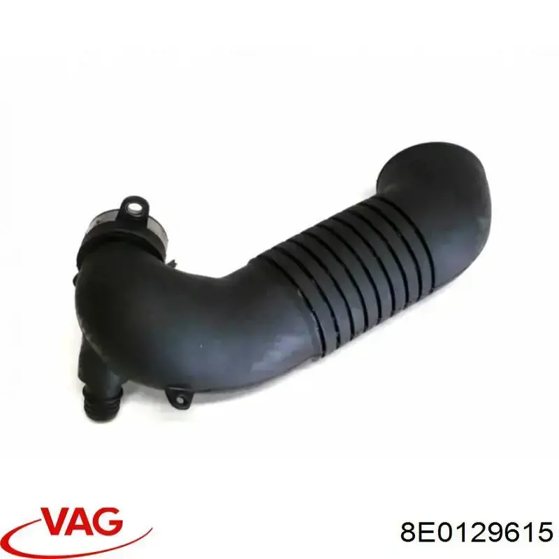 8E0129615 VAG Cano derivado de ar, saída de filtro de ar