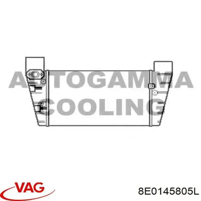 Radiador de intercooler VAG 8E0145805L preço, a partir de 105,08 USD
