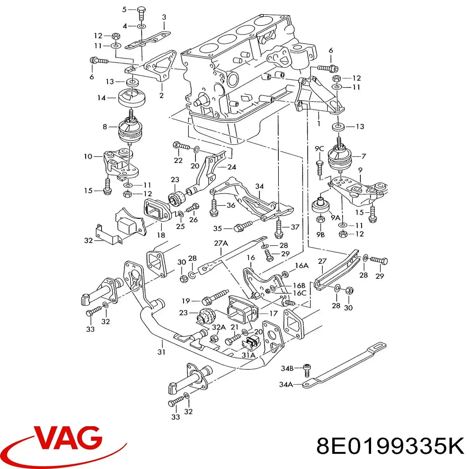 Compre 8E0199335K VAG 