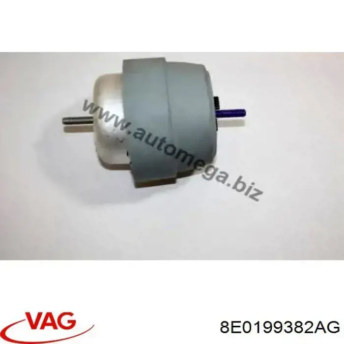 8E0199382AG VAG Coxim (suporte) direito de motor