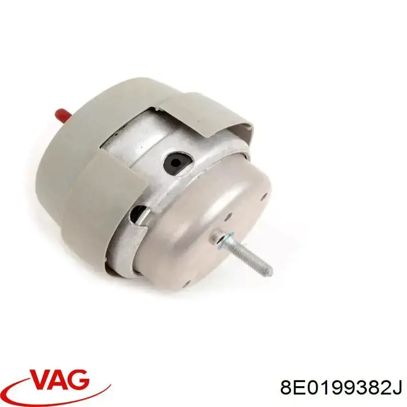 8E0199382J VAG Coxim (suporte) direito de motor
