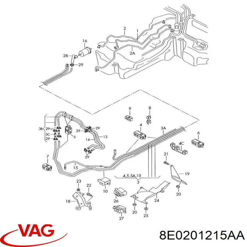  VAG 8E0201215AA preço, a partir de 16,22 USD