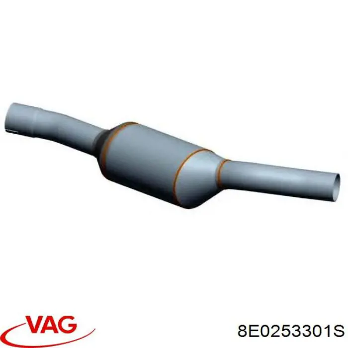 Tubo de admissão dianteiro (calças) do silenciador VAG 8E0253301S preço, a partir de 39,88 USD