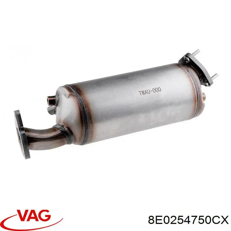 8E0254750CX VAG Filtro de partículas do sistema dos gases de escape