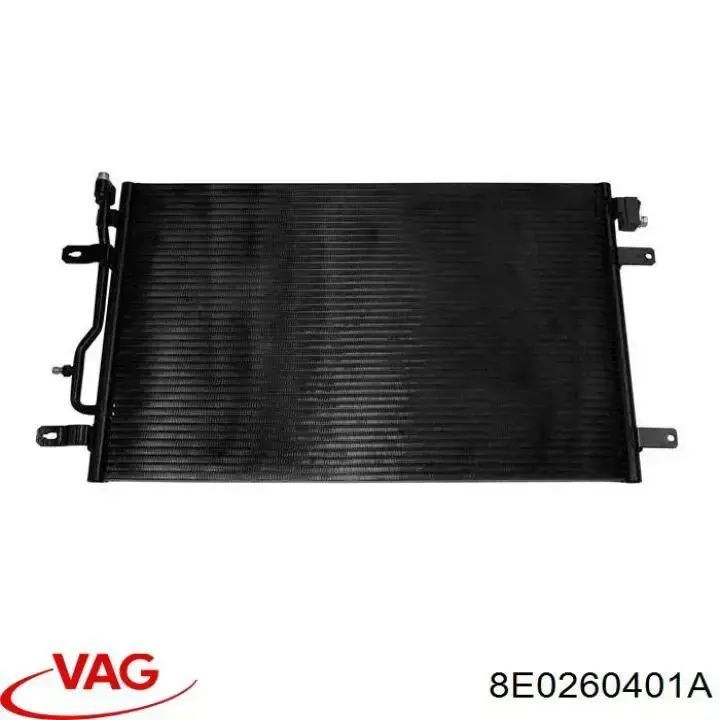 8E0260401A VAG Radiador de aparelho de ar condicionado