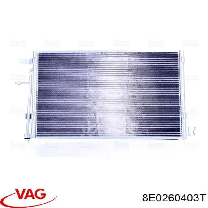 Radiador de aparelho de ar condicionado VAG 8E0260403T preço, a partir de 73,21 USD