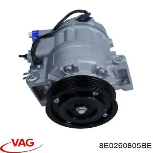 8E0260805BE VAG Compressor de aparelho de ar condicionado