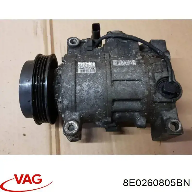 8E0260805BN VAG Compressor de aparelho de ar condicionado