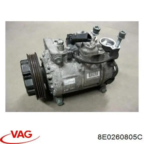 8E0260805C VAG Compressor de aparelho de ar condicionado