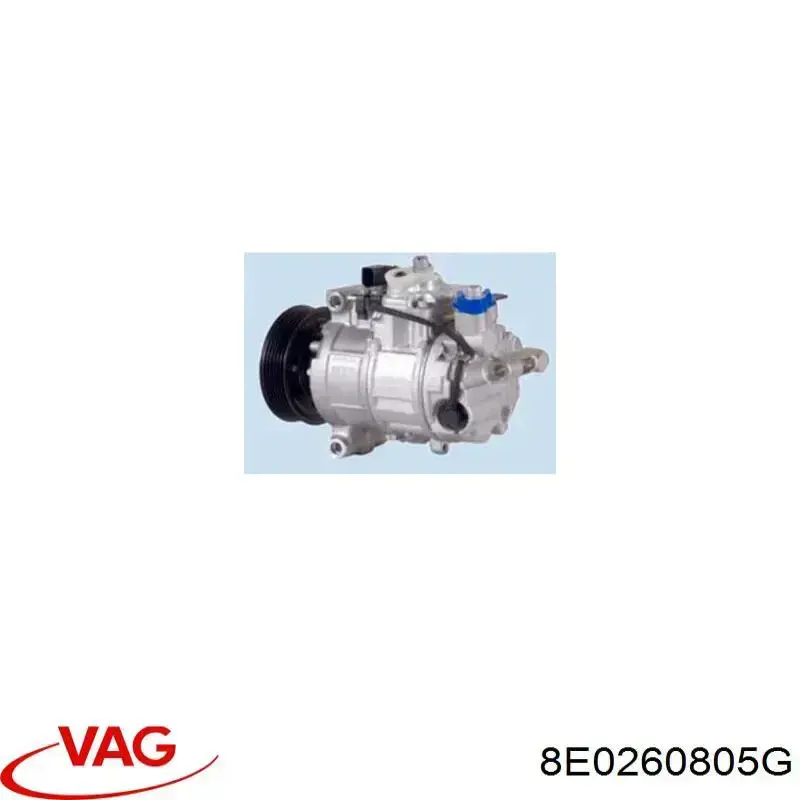 8E0260805G VAG Compressor de aparelho de ar condicionado