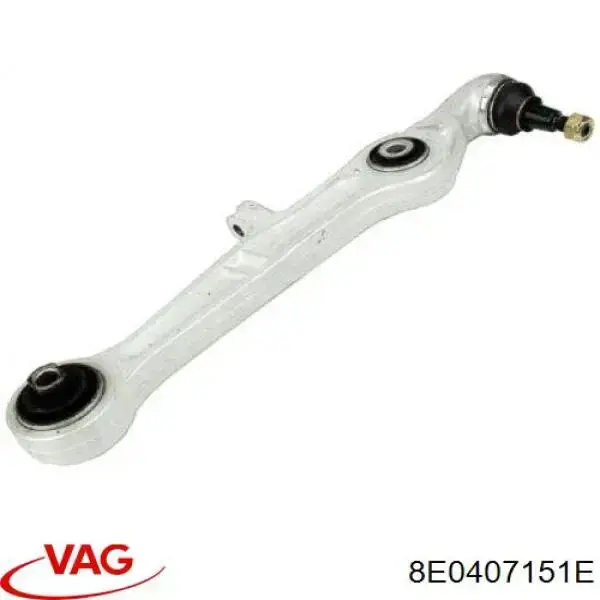 8E0407151E VAG Braço oscilante inferior esquerdo/direito de suspensão dianteira