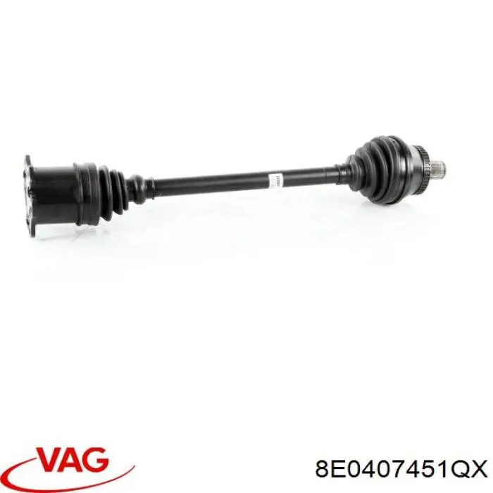 Semieixo (acionador) dianteiro esquerdo VAG 8E0407451QX preço, a partir de 128,00 USD