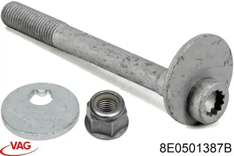 Compre 8E0501387B VAG Parafuso de fixação de braço oscilante de inclinação traseiro, interno