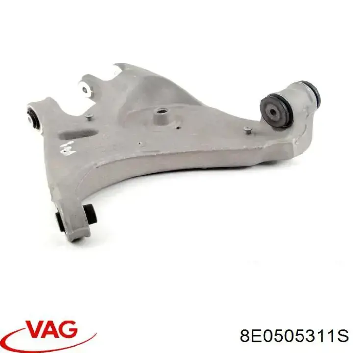 8E0505311S VAG Braço oscilante inferior esquerdo de suspensão traseira