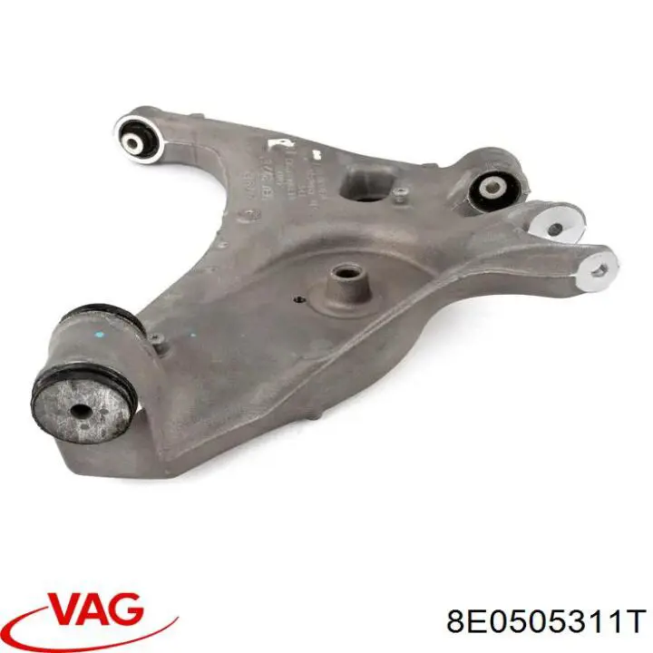 Braço oscilante inferior esquerdo de suspensão traseira VAG 8E0505311T preço, a partir de 79,50 USD