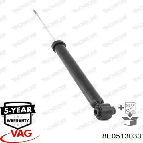 Compre 8E0513033 VAG Amortecedor traseiro