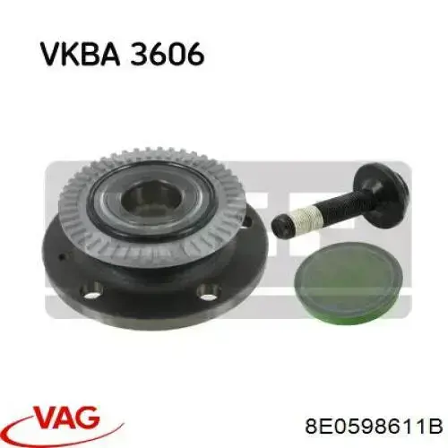 Compre 8E0598611B VAG Cubo traseiro