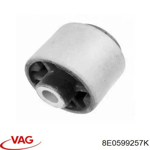 Bloco silencioso de viga traseira (de plataforma veicular) VAG 8E0599257K preço, a partir de 18,99 USD
