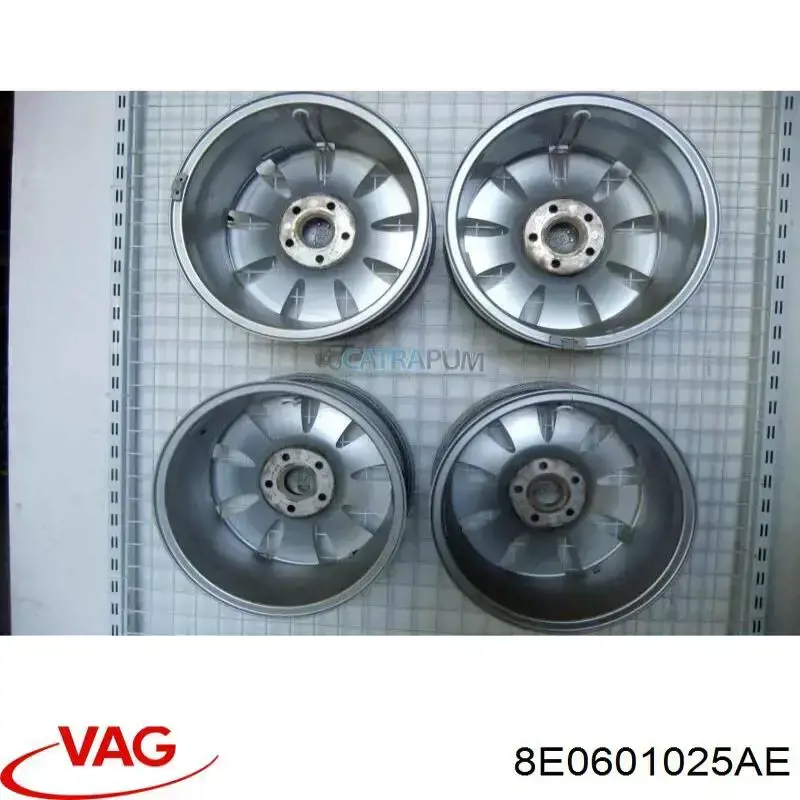 8E0601025AE VAG Discos de roda de aleação ligeira (de aleação ligeira, de titânio)