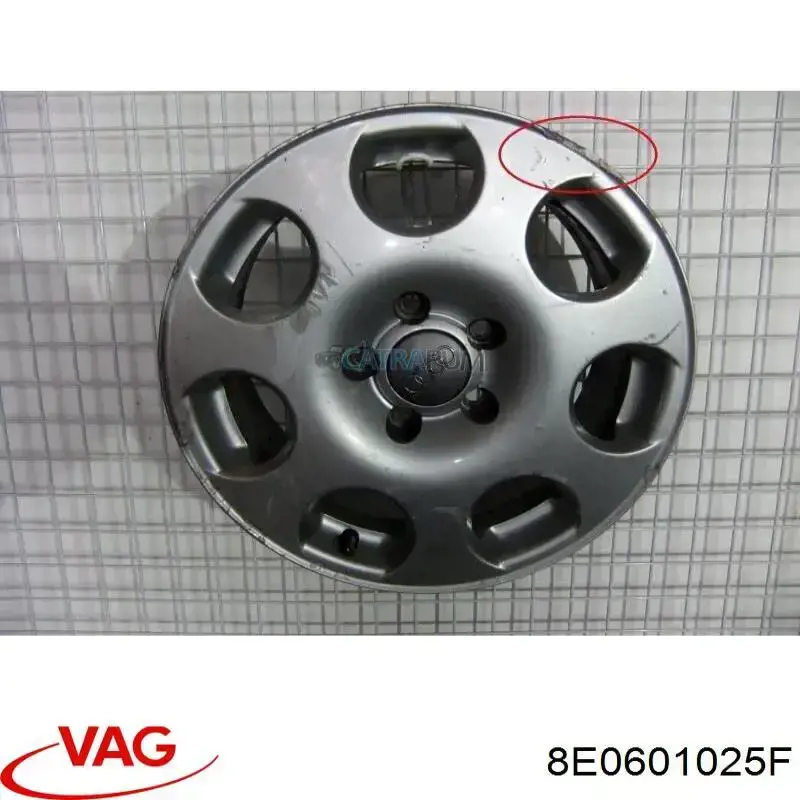 8E0601025F VAG Discos de roda de aleação ligeira (de aleação ligeira, de titânio)