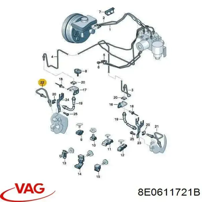  VAG 8D0611721D preço, a partir de 26,41 USD