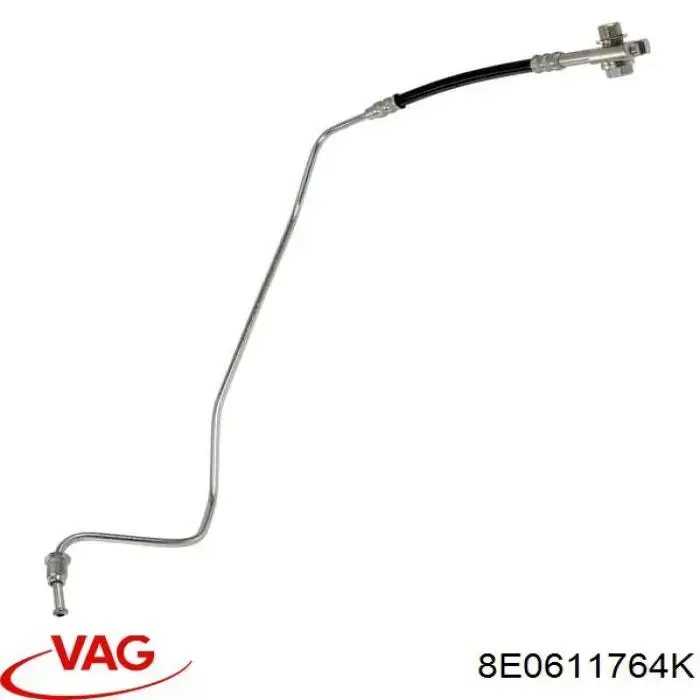 Mangueira do freio traseira direita VAG 8E0611764K preço, a partir de 36,68 USD