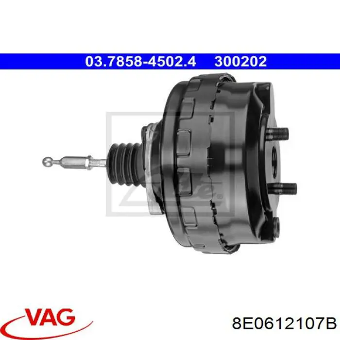 Reforçador dos freios a vácuo VAG 8E0612107B preço, a partir de 117,48 USD