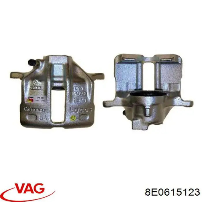 Compre 8E0615123 VAG Suporte do freio dianteiro esquerdo