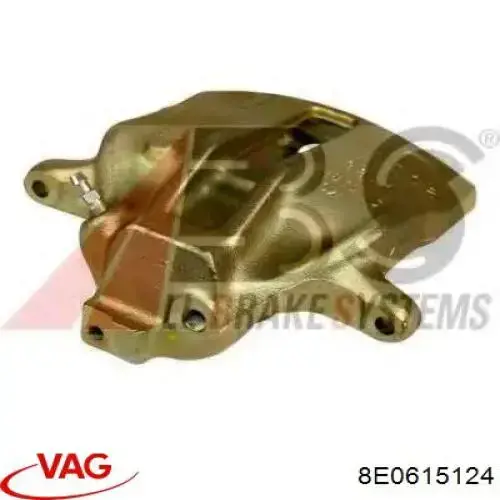 Compre 8E0615124 VAG Suporte do freio dianteiro direito