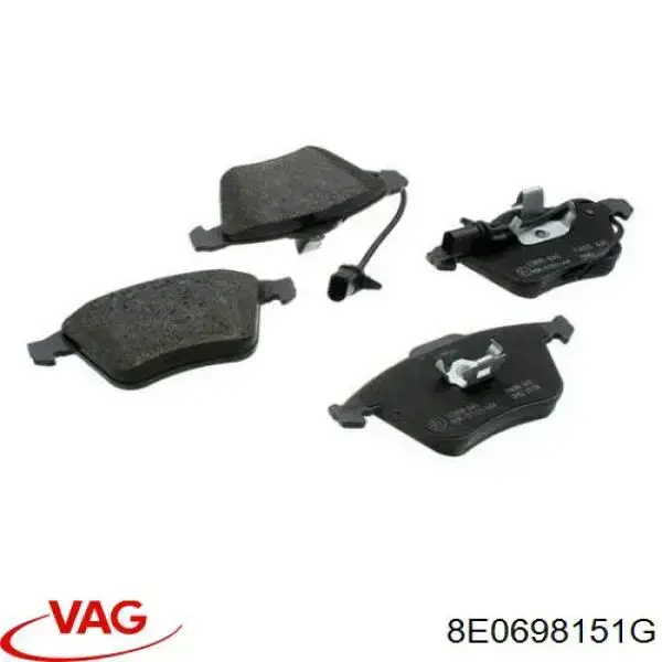 Sapatas do freio dianteiras de disco VAG 8E0698151G preço, a partir de 45,50 USD