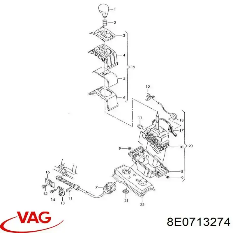  VAG 8D0713274 preço, a partir de 31,39 USD