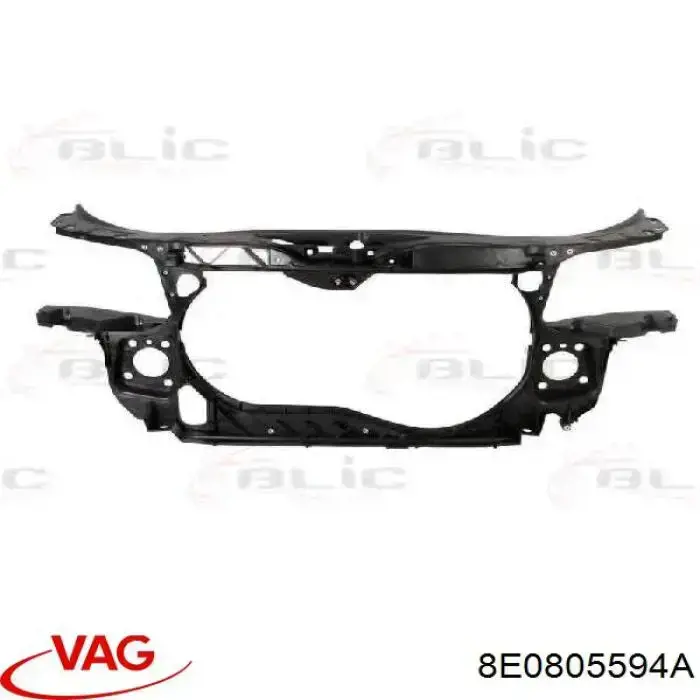 8E0805594A VAG Suporte do radiador montado (painel de montagem de fixação das luzes)