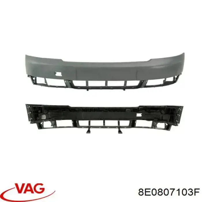 8E0807103F VAG Pára-choque dianteiro