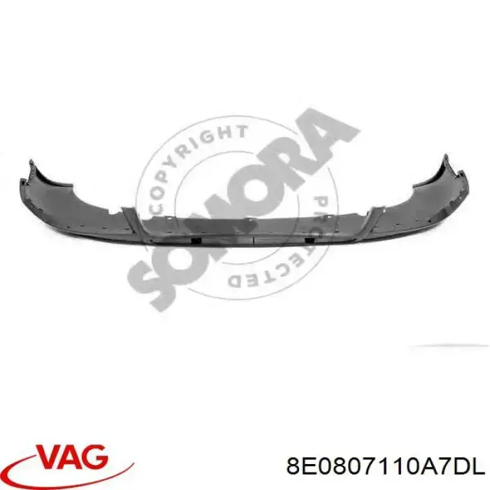 Compre 8E0807110A7DL VAG Spoiler do pára-choque dianteiro