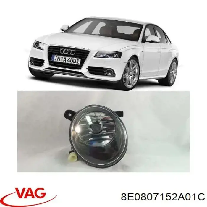 8E0807152A01C VAG Borda (orla) das luzes de nevoeiro