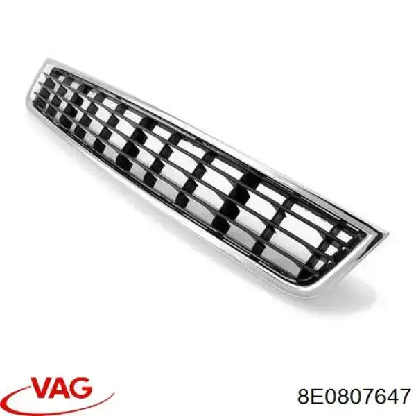 Grelha central do pára-choque dianteiro VAG 8E0807647 preço, a partir de 44,98 USD