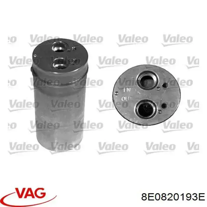 Compre 8E0820193E VAG Tanque de recepção do secador de aparelho de ar condicionado