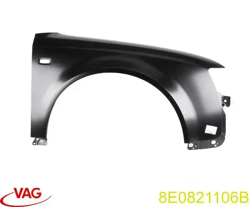 Pára-lama dianteiro direito VAG 8E0821106B preço, a partir de 102,15 USD