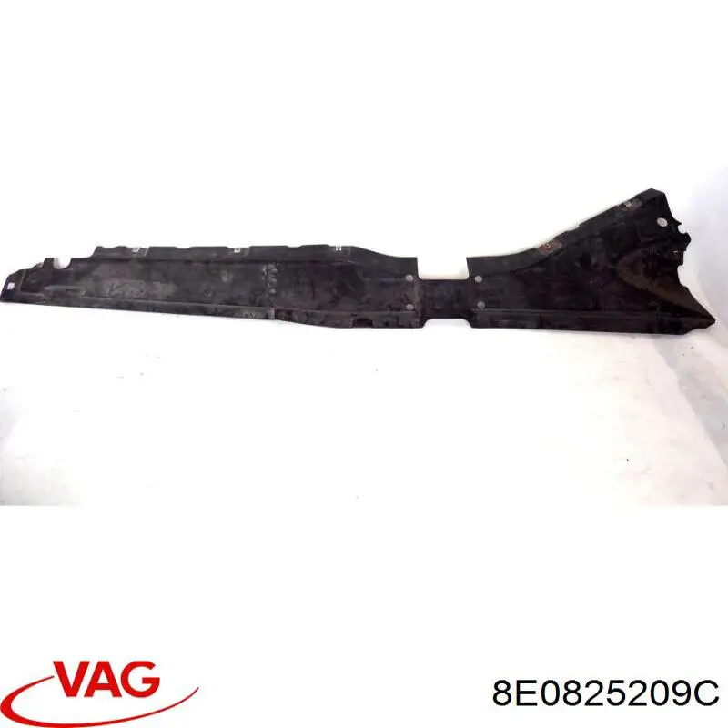 8E0825209C VAG Proteção dianteira esquerda de fundo
