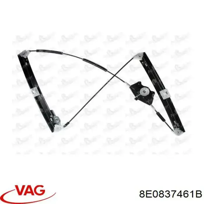 Compre 8E0837461B VAG Mecanismo de acionamento de vidro da porta dianteira esquerda