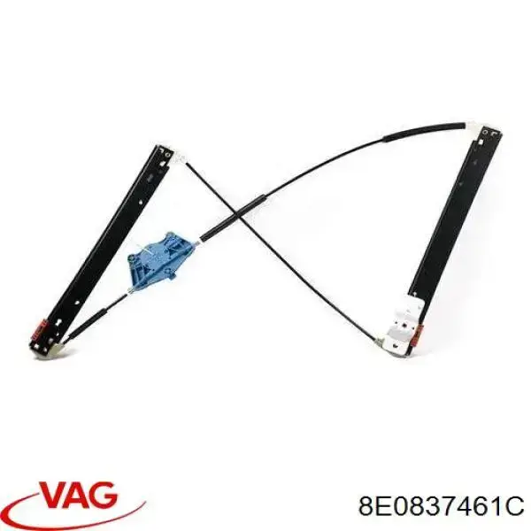 Mecanismo de acionamento de vidro da porta dianteira esquerda VAG 8E0837461C preço, a partir de 46,59 USD
