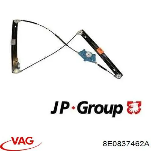 Compre 8E0837462A VAG Mecanismo de acionamento de vidro da porta dianteira direita