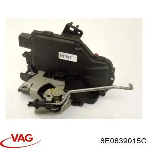 8E0839015C VAG Fecho da porta traseira esquerda