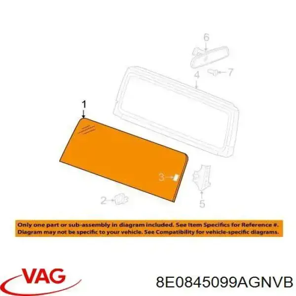 Pára-brisas VAG 8E0845099AGNVB preço, a partir de 201,53 USD