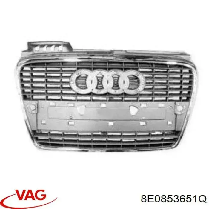 Grelha do radiador VAG 8E0853651Q preço, a partir de  USD