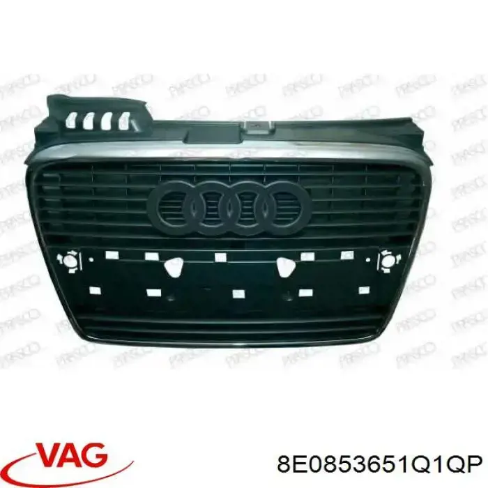 8E0853651Q1QP VAG Grelha do radiador