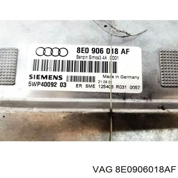 8E0906018AF VAG Módulo de direção (Centralina eletrônica) de motor