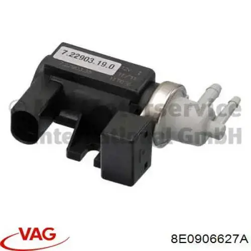Compre 8E0906627A VAG Convertidor de pressão (solenoide) de supercompressão