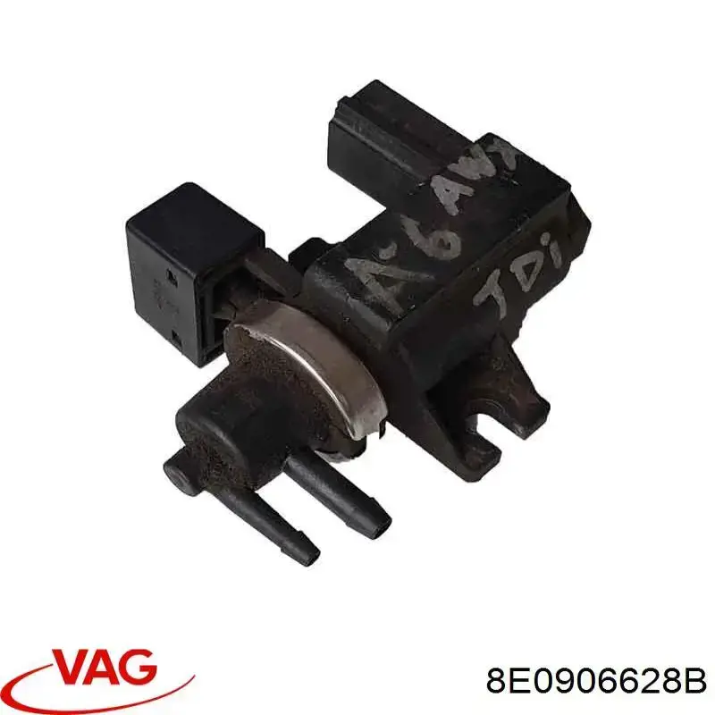 8E0906628B VAG Convertidor de pressão (solenoide) de supercompressão
