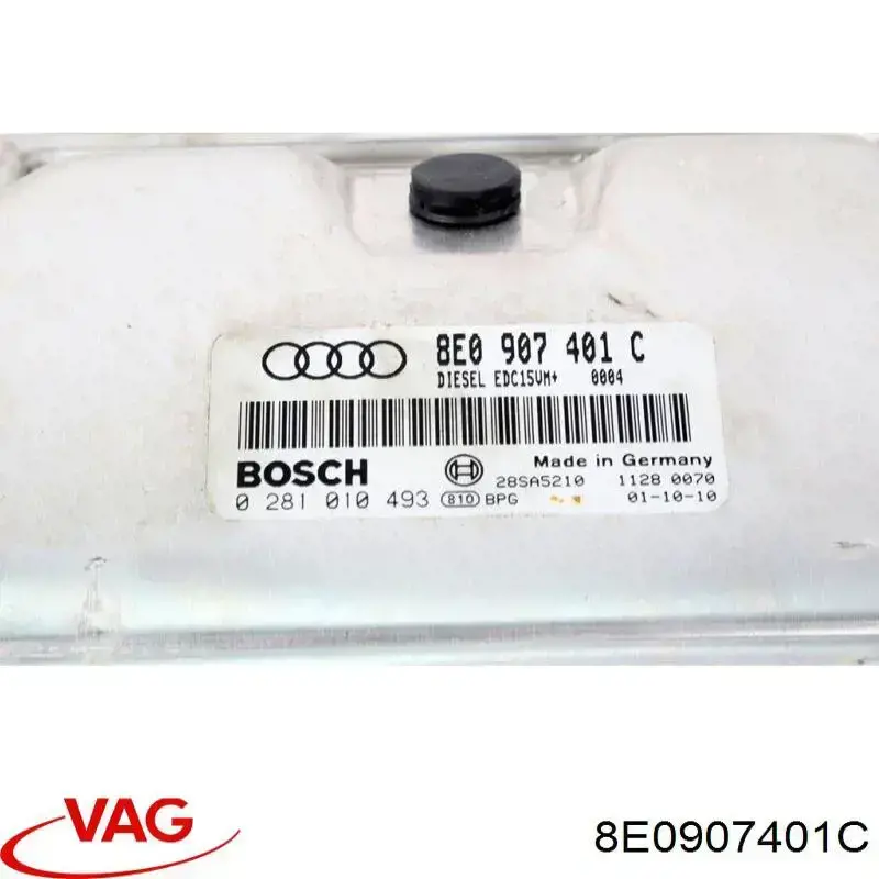 Compre 8E0907401C VAG Módulo de direção (Centralina eletrônica) de motor